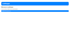 Desktop Screenshot of listkeeper.com